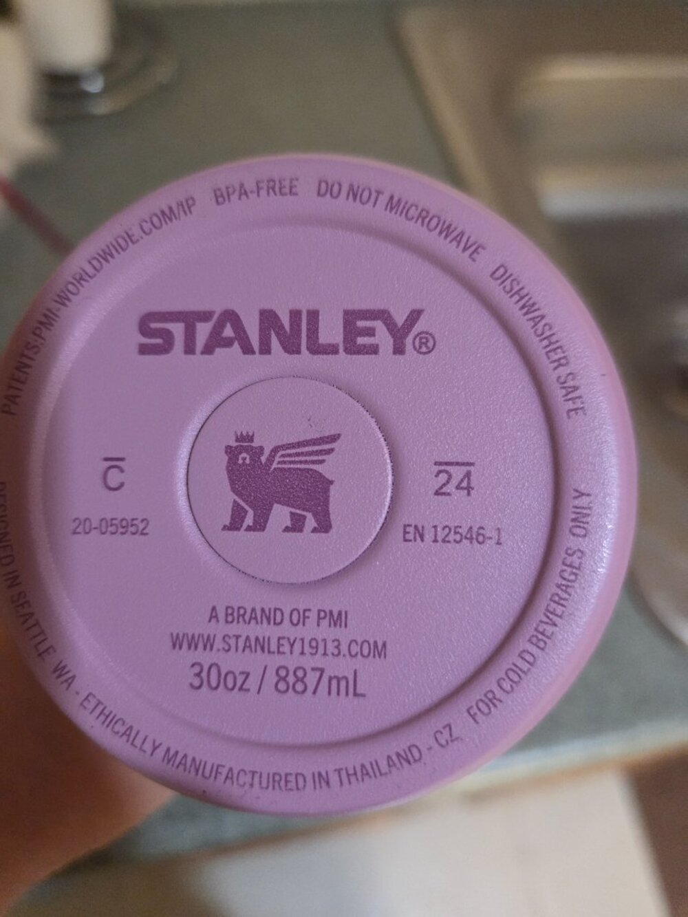 Lilac 30 oz Stanley Flip Straw Tumbler - Picture 3 of 7